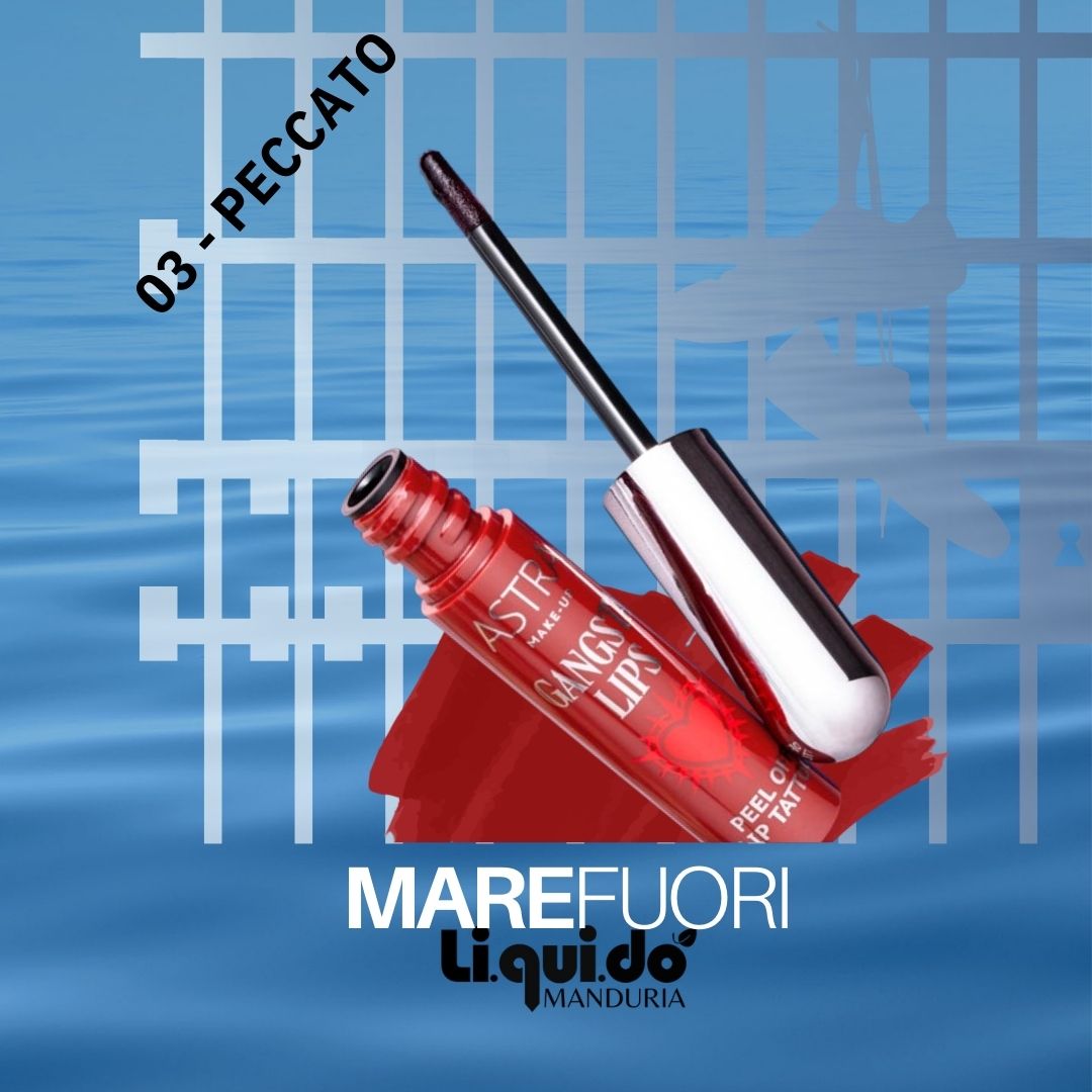 ASTRA MAKE-UP MARE FUORI GANGSTA LIPS – Tinta Labbra Peel Off