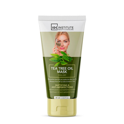 IDC - MASCHERA PEEL-OFF IN CREMA SEBOREGOLATRICE CON OLIO DI TEA TREE - Opacizzante e anti-imperfezioni