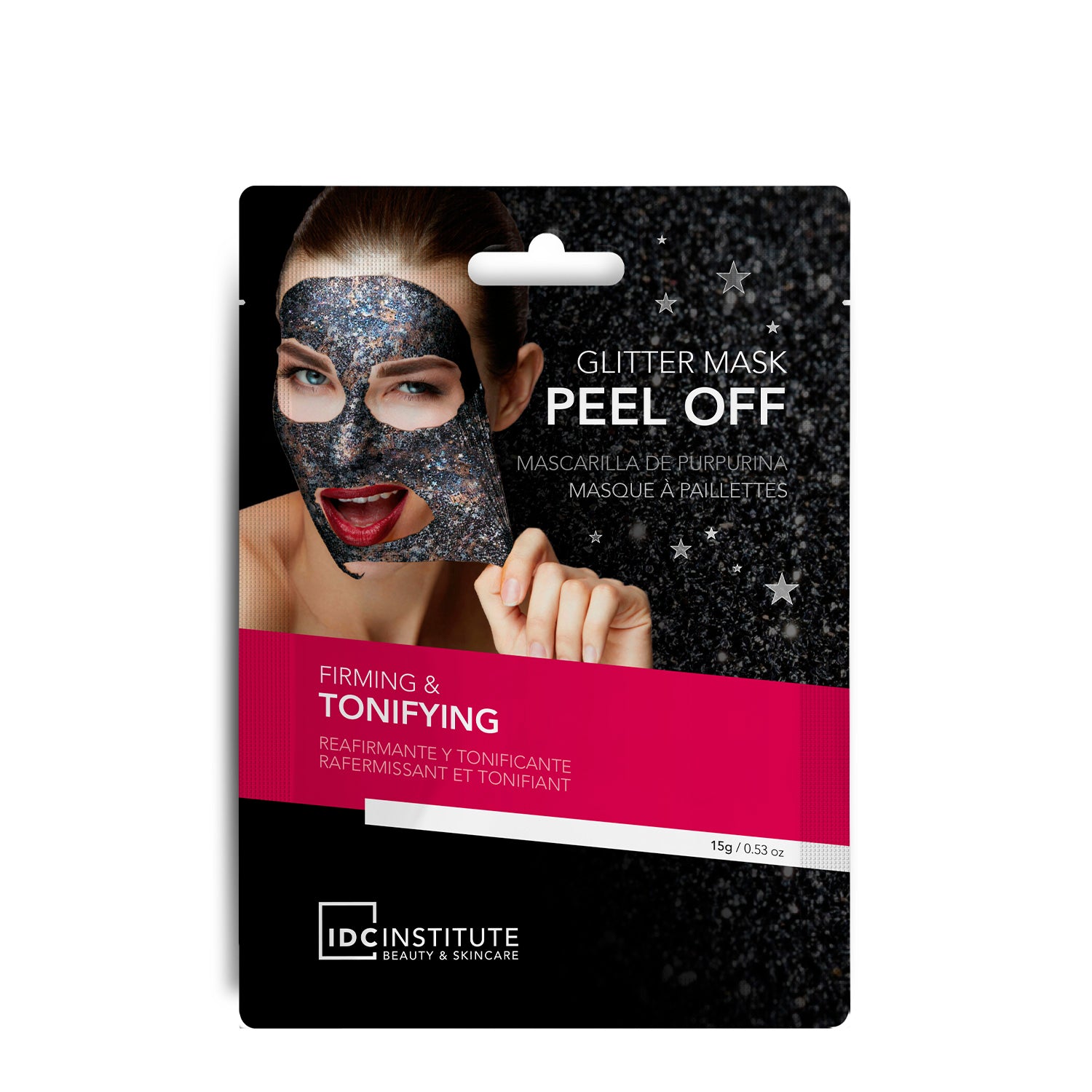 IDC - MASCHERA VISO PEEL-OFF GLITTER - Rassodante e Tonificante