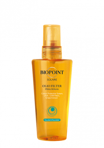 BIOPOINT OLIO FILTER - Un olio ricco che protegge i capelli e rivitalizza il colore, nutrendoli e idratandoli con un effetto liscio e lucente - Liquidò