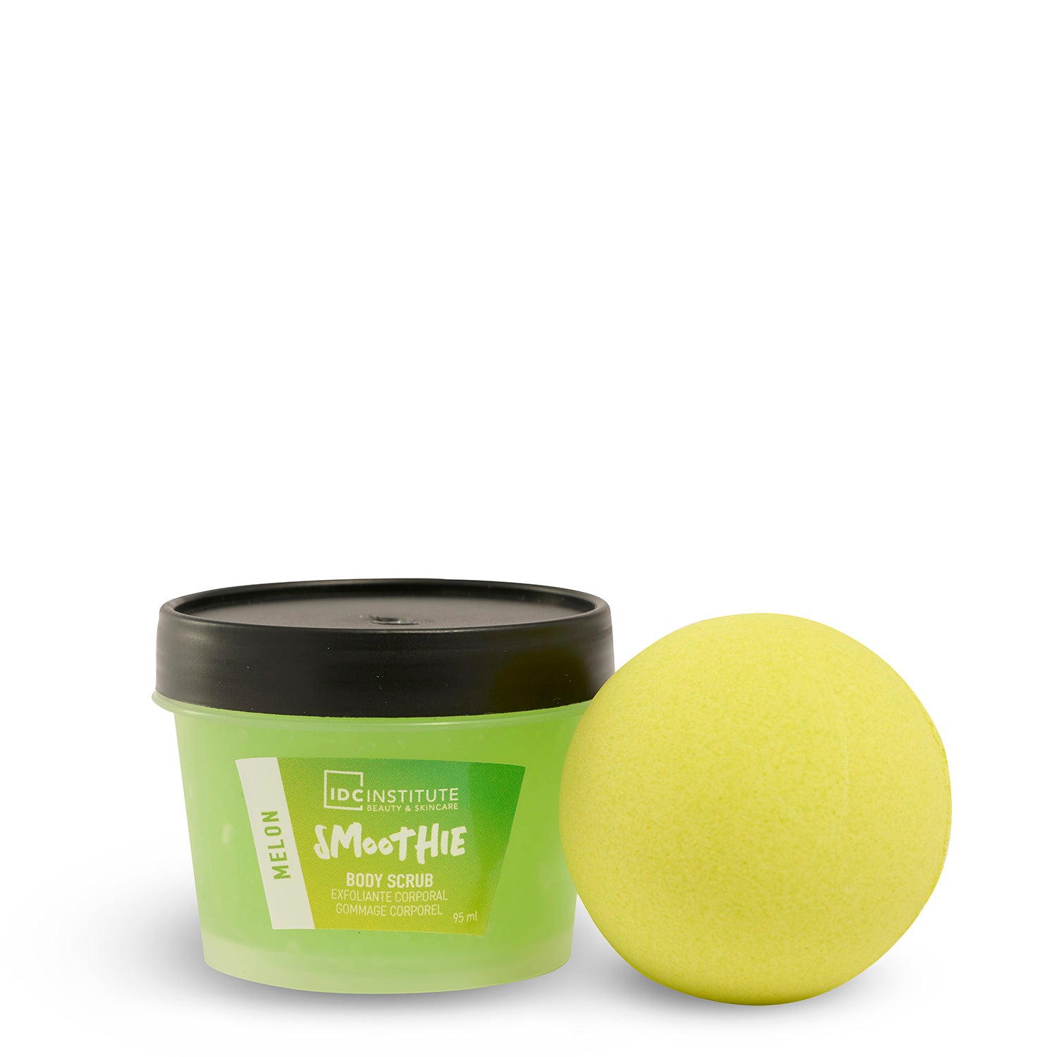 IDC - CONFEZIONE ESFOLIANTE SMOOTHIE MELONE - Scrub corpo e bomba da bagno