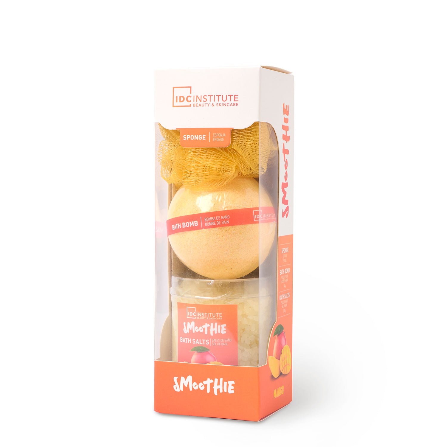 IDC RELAX BAGNO | SMOOTHIE MANGO - Bomba, sali e spugna da bagno