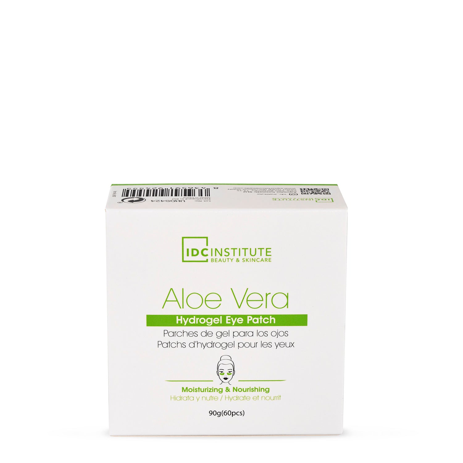 IDC - MASCHERA OCCHI 60pz | PATCH IDROGEL ALL' ALOE VERA -  Contorno occhi rivitalizzante, idrata e nutre