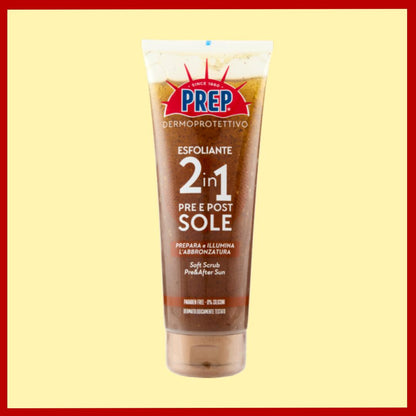 ESFOLIANTE 2IN1 PRE&POST SOLE - Prepara e Illumina l'Abbronzatura 250ml
