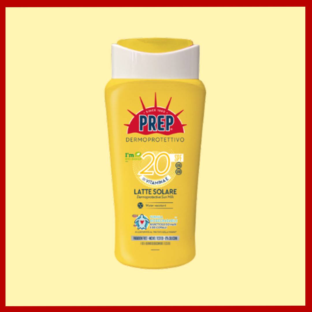 LATTE SOLARE SPF20 - Dermoprotettivo, con Vitamina E 200ml