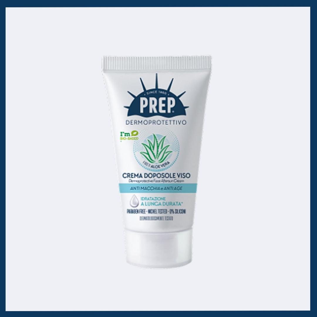 CREMA DOPOSOLE VISO - Anti Macchia e Anti Age a base di Aloe Vera 50ml - Liquidò