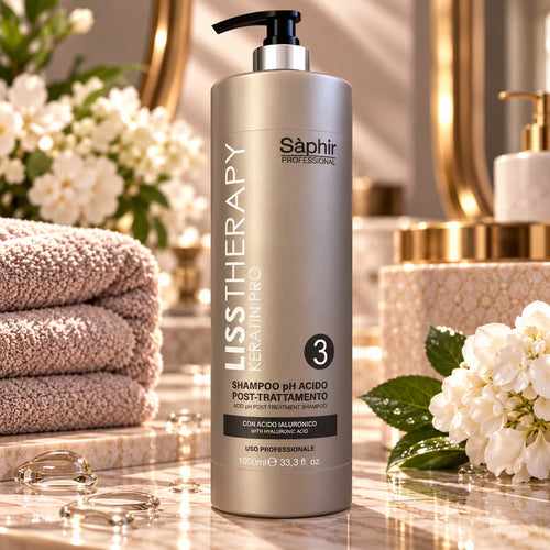 SÁPHIR PROFESSIONAL LISS THERAPHY KERATIN PRO SHAMPOO PH ACIDO POST-TRATTAMENTO STEP 3 300/1000ml