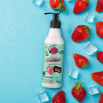 LOZIONE CORPO NATURALE FRAGOLA | STRAWBERRY VACATION -  Idratazione & Morbidezza