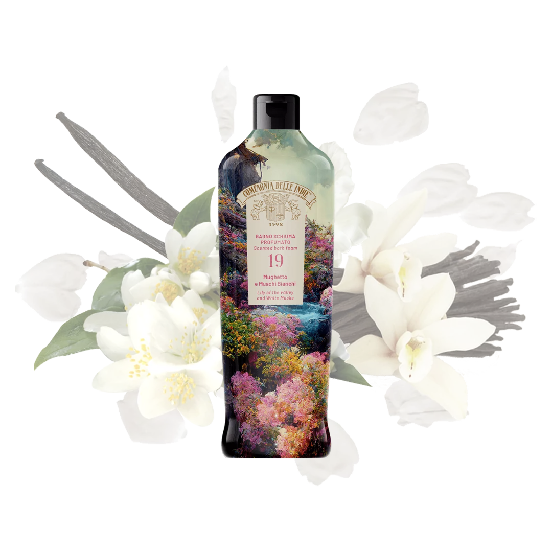 BAGNO SCHIUMA PROFUMATO - 19 Mughetto e Muschi Bianchi