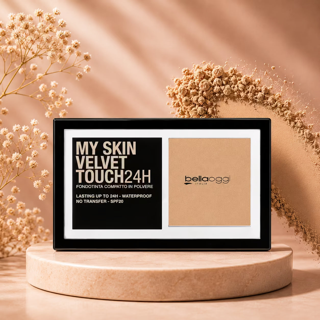 BELLAOGGI MY SKIN VELVET TOUCH 24H - Fondotinta Compatto In Polvere 9g
