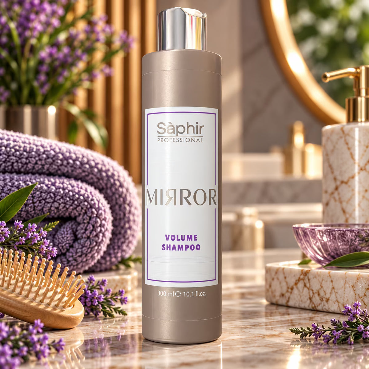 SÁPHIR PROFESSIONAL MIRROR VOLUME SHAMPOO - Shampoo Volume 300/1000ml
