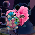 DISNEY STITCH BATH - Spugna da Bagno in Rete con Ventosa