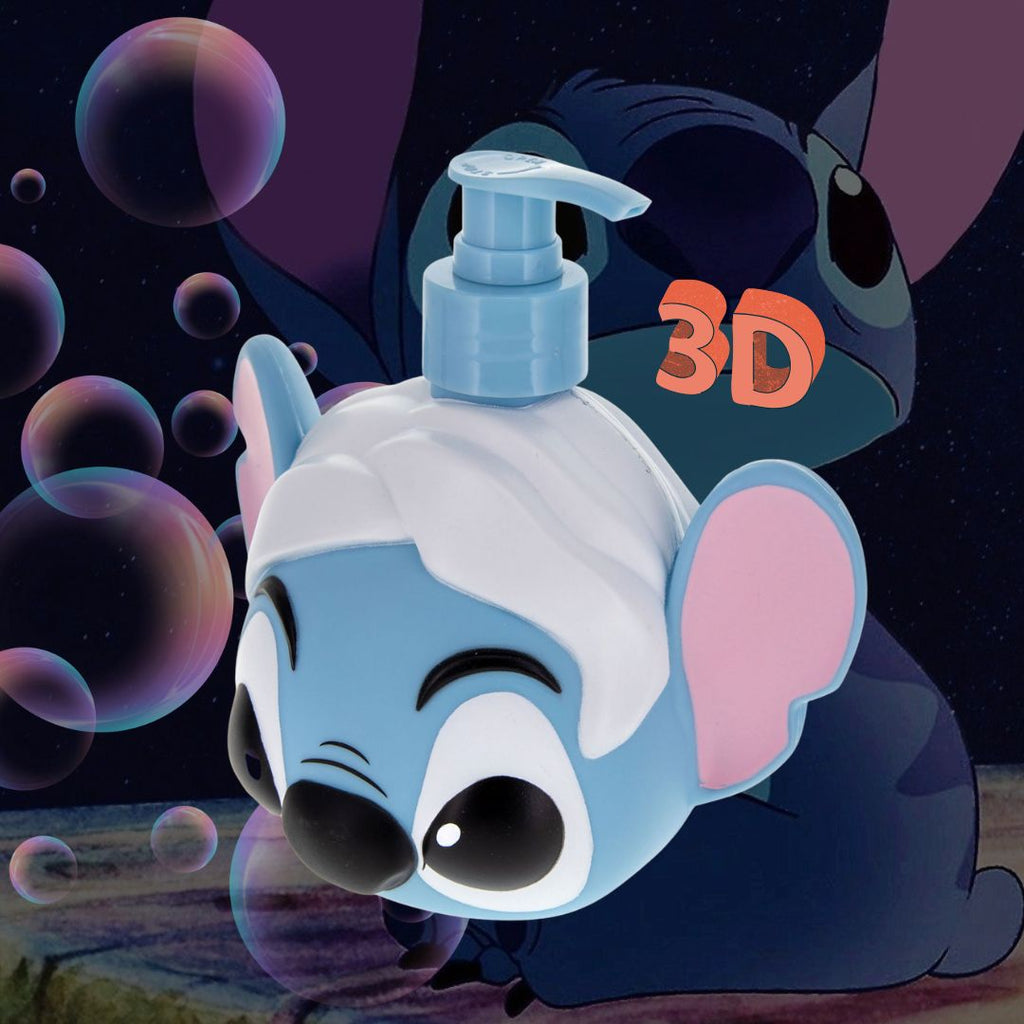 DISNEY STITCH BATH 3D - Dispenser Sapone Mani e Corpo 500ml