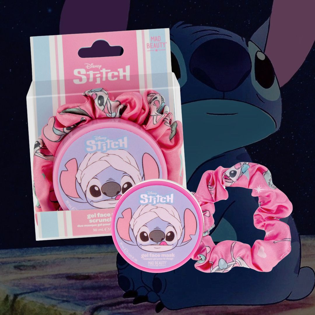 DISNEY STITCH BEAUTY - Duo Maschera Viso Gel & Scrunchie