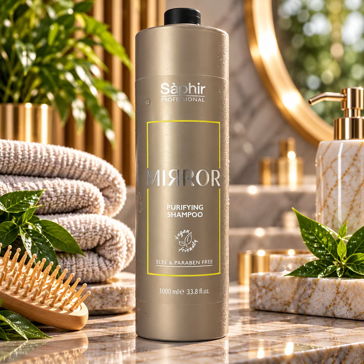 SÁPHIR PROFESSIONAL MIRROR PURIFYNG SHAMPOO - Shampoo Purificante 300 ml / 1000 ml
