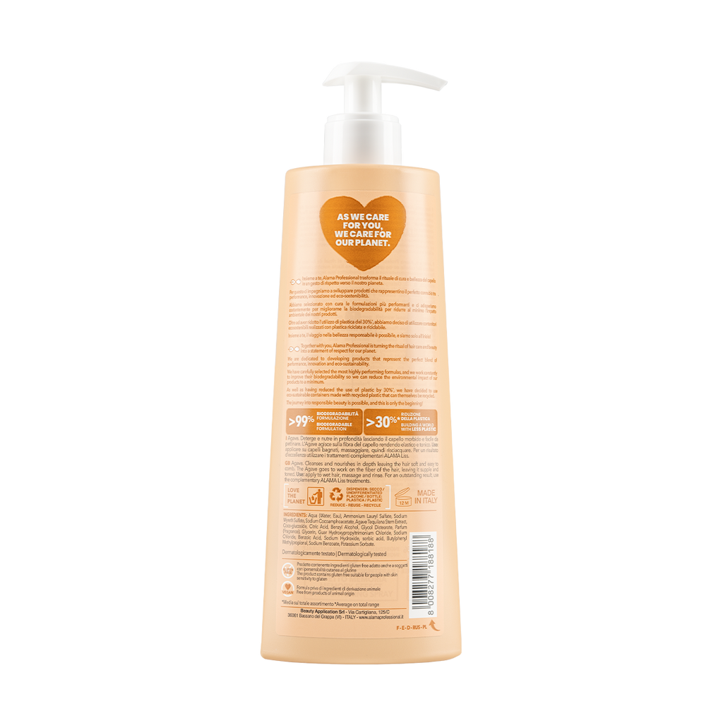 ALAMA PROFESSIONAL - Shampoo lisciante per capelli lisci e setosi