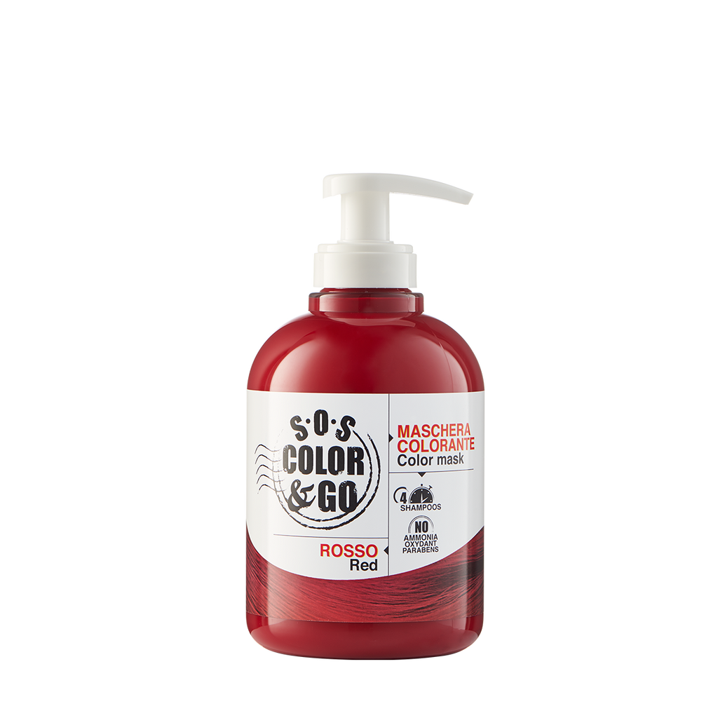 ALAMA SOS COLOR & GO - Maschera colorata condizionante Rosso