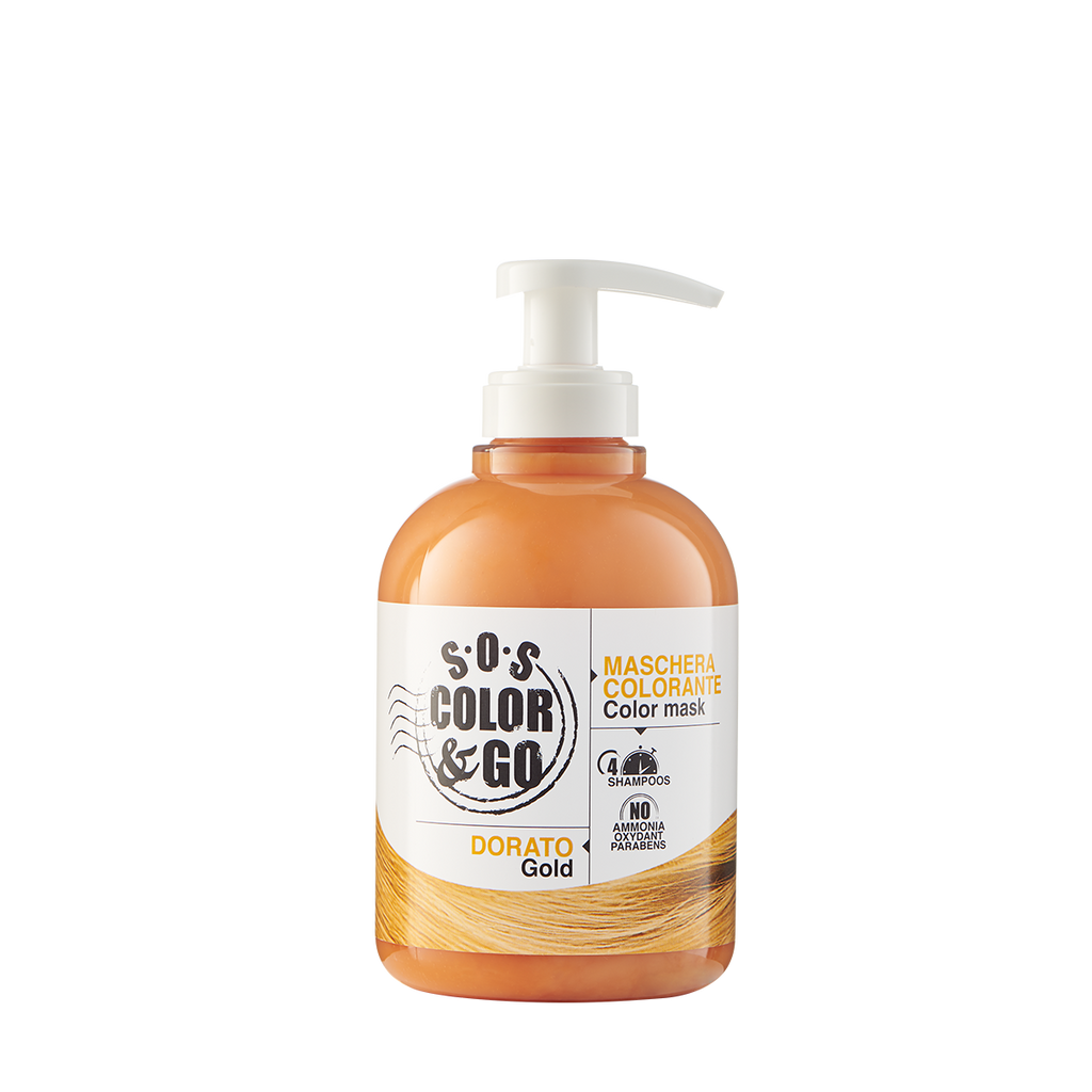 ALAMA SOS COLOR & GO - Maschera colorata condizionante Dorato
