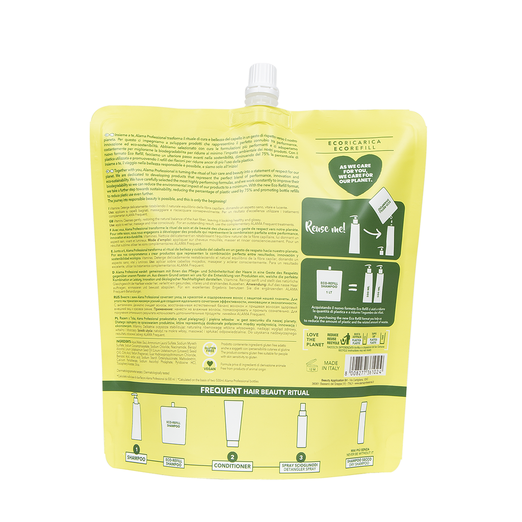 RICARICA | da VIAGGIO - Shampoo lavaggi frequente