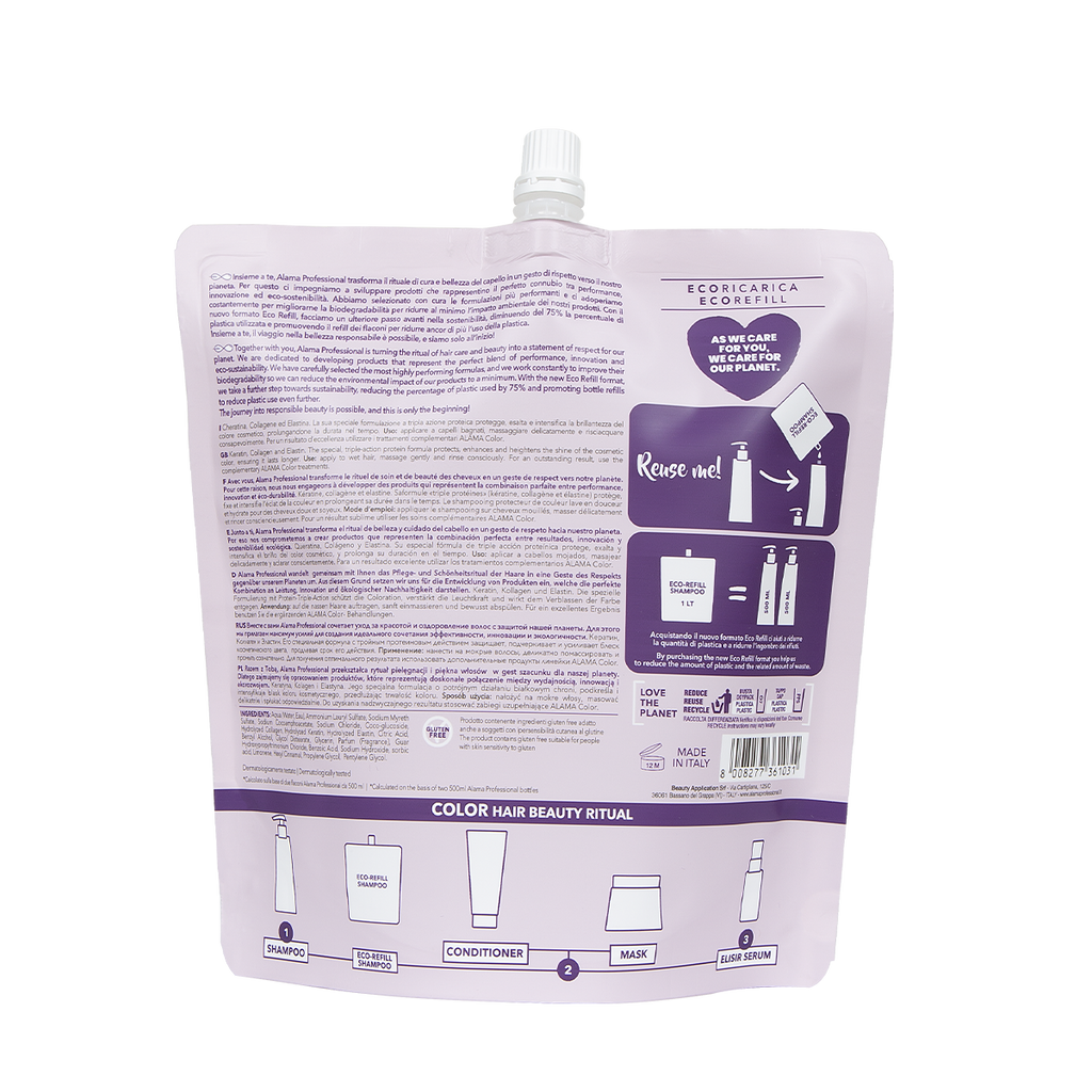 ALAMA PROFESSIONAL RICARICA | da VIAGGIO - Shampoo mantenimento colore
