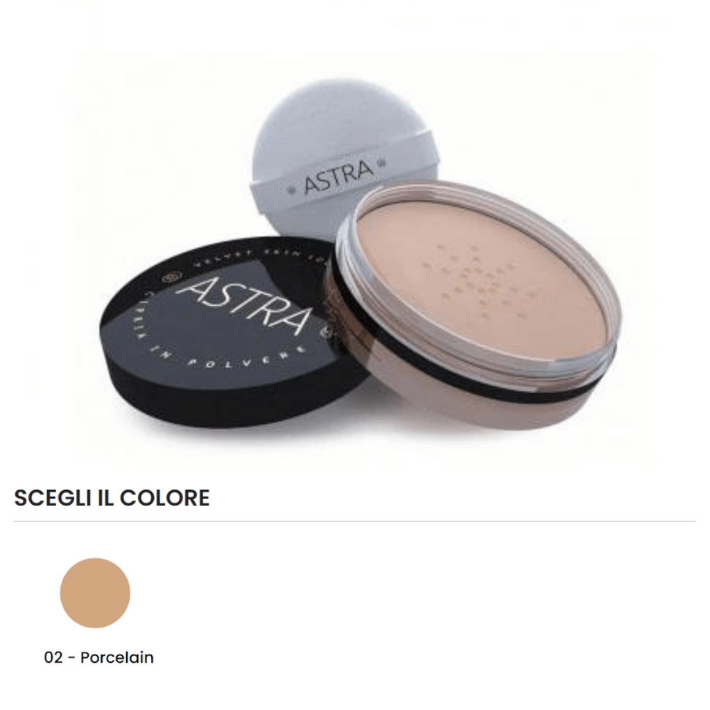 VELVET SKIN LOOSE POWDER - Cipria in polvere coprenza leggera