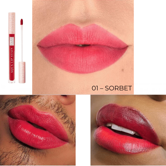 PURE BEAUTY AQUA LIP STAIN - Tinta labbra naturale