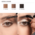 GEISHA BROWS KIT POLVERI SOPRACCIGLIA - Kit polvere sopracciglia compatto