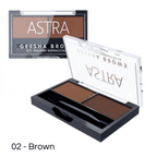 GEISHA BROWS KIT POLVERI SOPRACCIGLIA - Kit polvere sopracciglia compatto