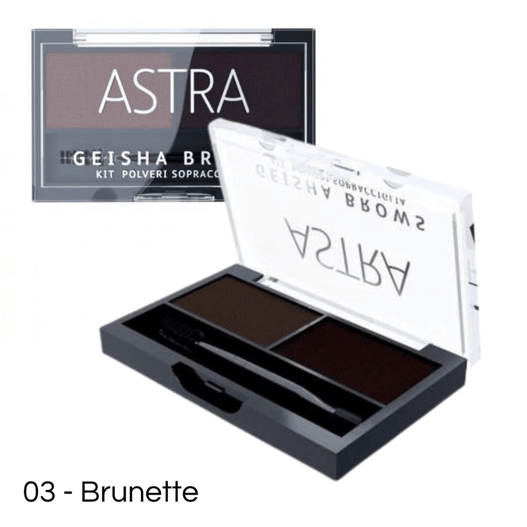 GEISHA BROWS KIT POLVERI SOPRACCIGLIA - Kit polvere sopracciglia compatto