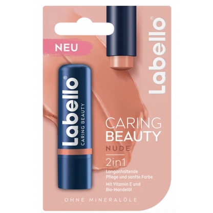 CARING BEAUTY - Balsamo labbra Nude 2 in 1